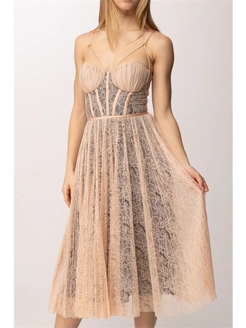 Abito in pizzo floreale ELISABETTA FRANCHI | AB97162E2/EM3